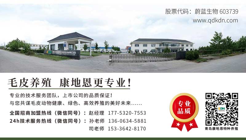 貂狐貉兔毛皮動物用用藥廠家批發青島康地恩藥