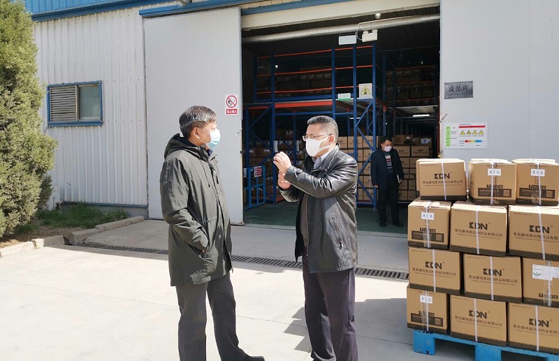 農業農村局孫學誠副局長走訪青島康地恩動物藥業