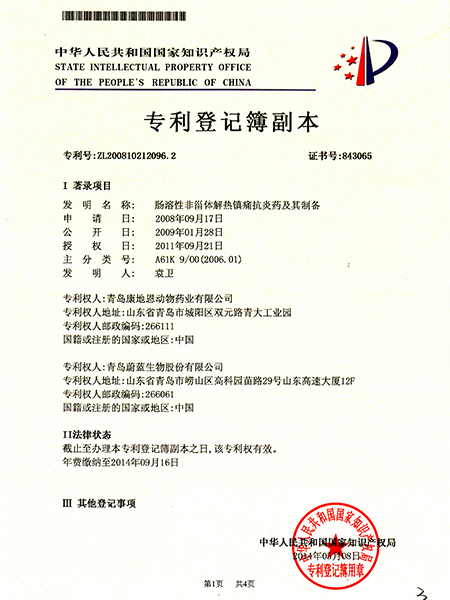 腸溶性非甾體解熱鎮痛抗炎藥及其制備